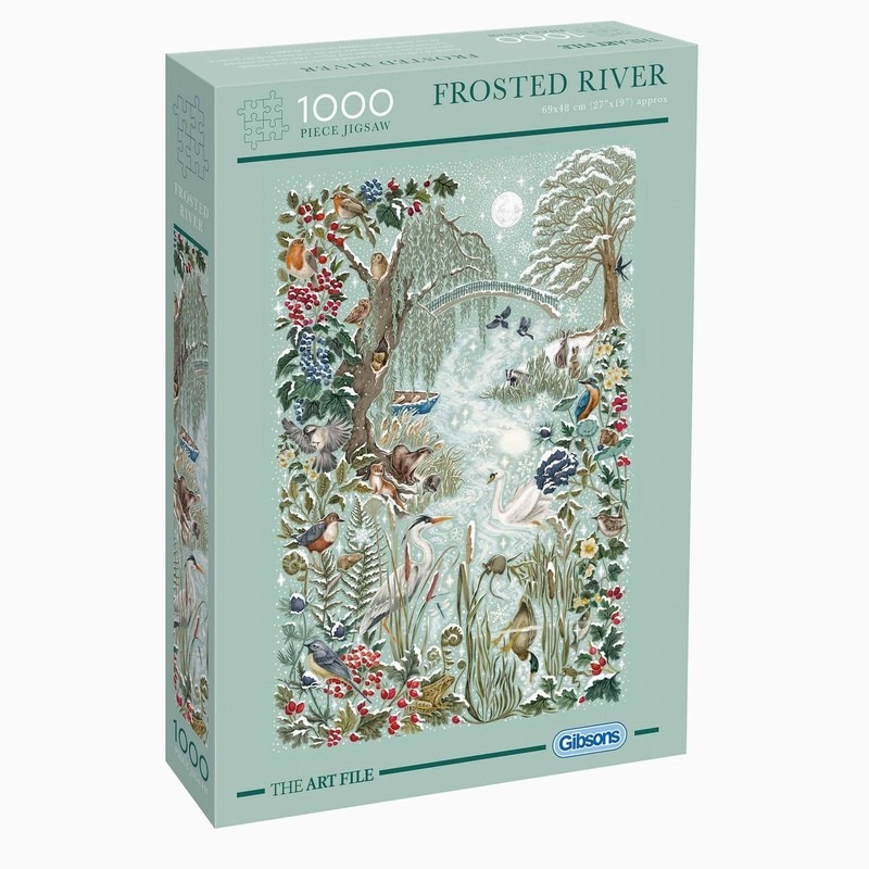 Puzzle frosted River - 1000...