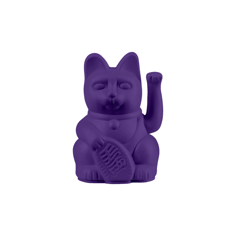 Mini lucky cat violet