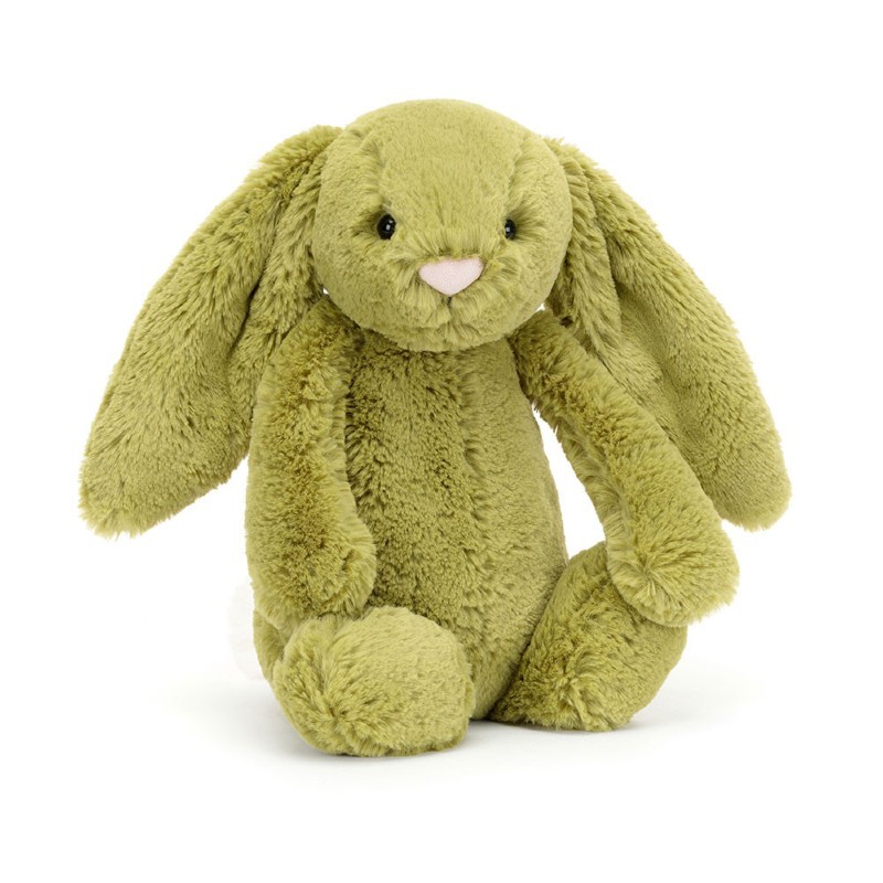 Peluche lapin vert