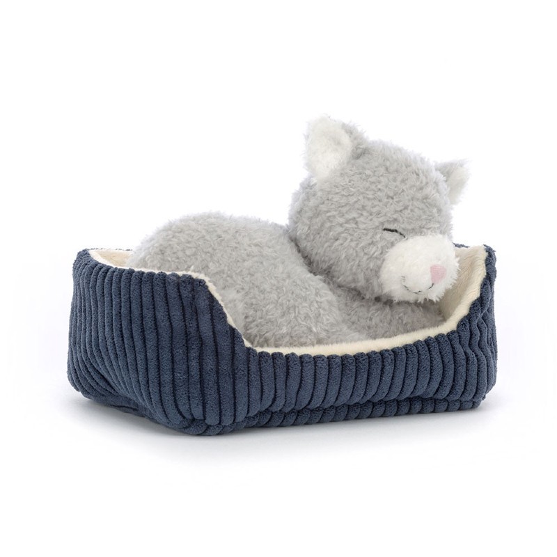 Peluche chat qui dort