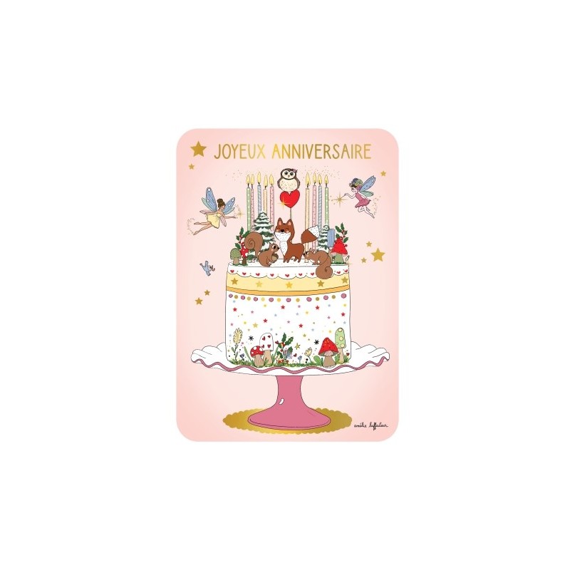 Carte "Joyeux anniversaire"...