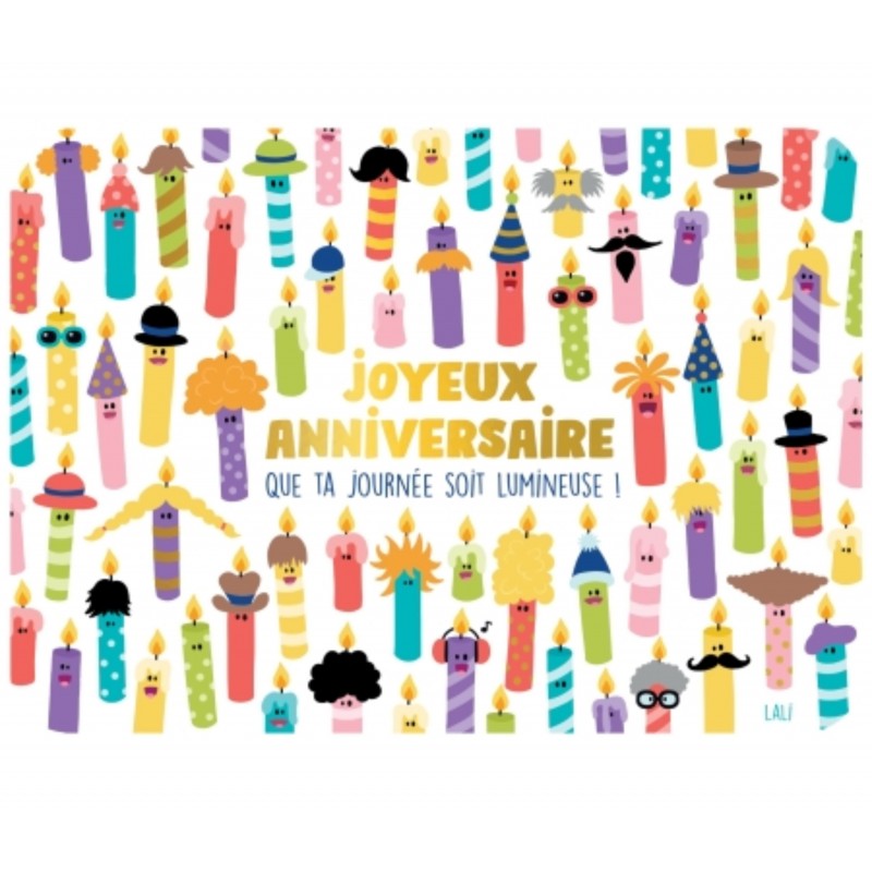 Carte "Joyeux anniversaire"...