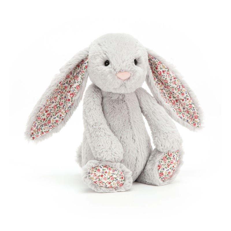 Peluche lapin liberty gris