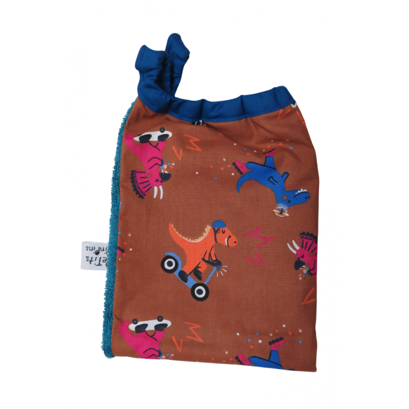 Serviette élastique Skate Dino