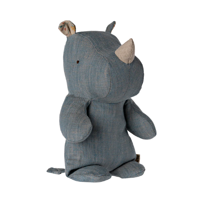 Doudou Rhino bleu