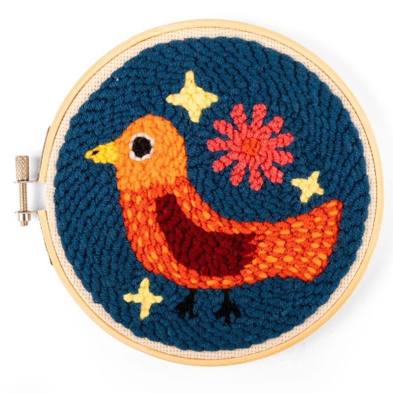 Kit punch needle - Oiseau