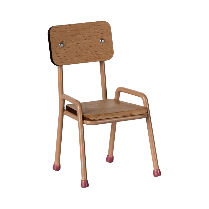 Chaise d'école vintage