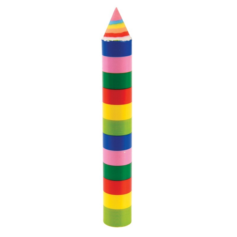 Une jolie gomme colorée en forme de crayon de la marque Rex London