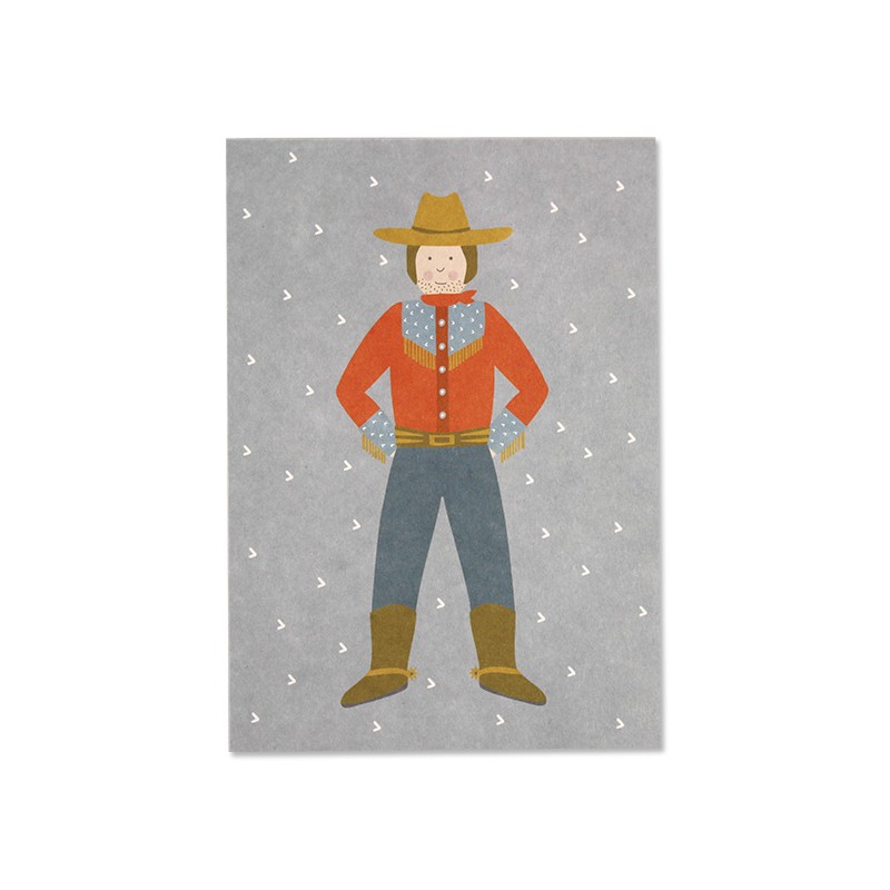 Carte simple Cowboy