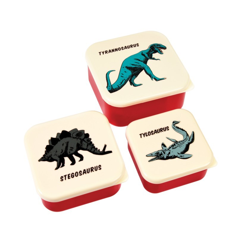 Lot de 3 boîtes Dinosaures