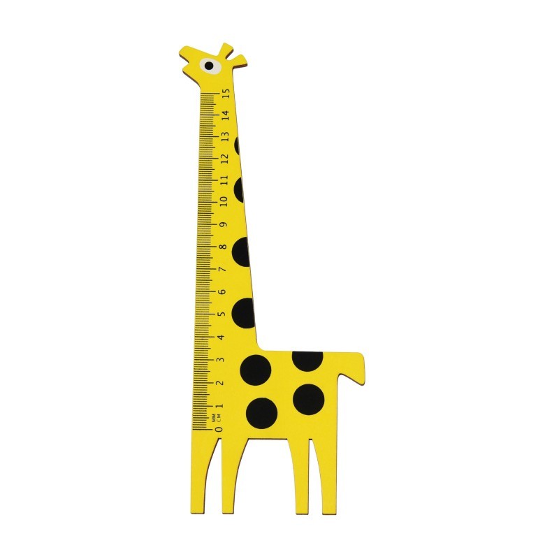 Règle en bois Girafe