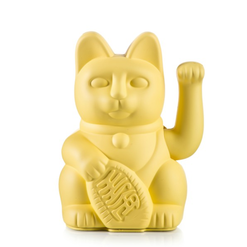 Lucky cat jaune