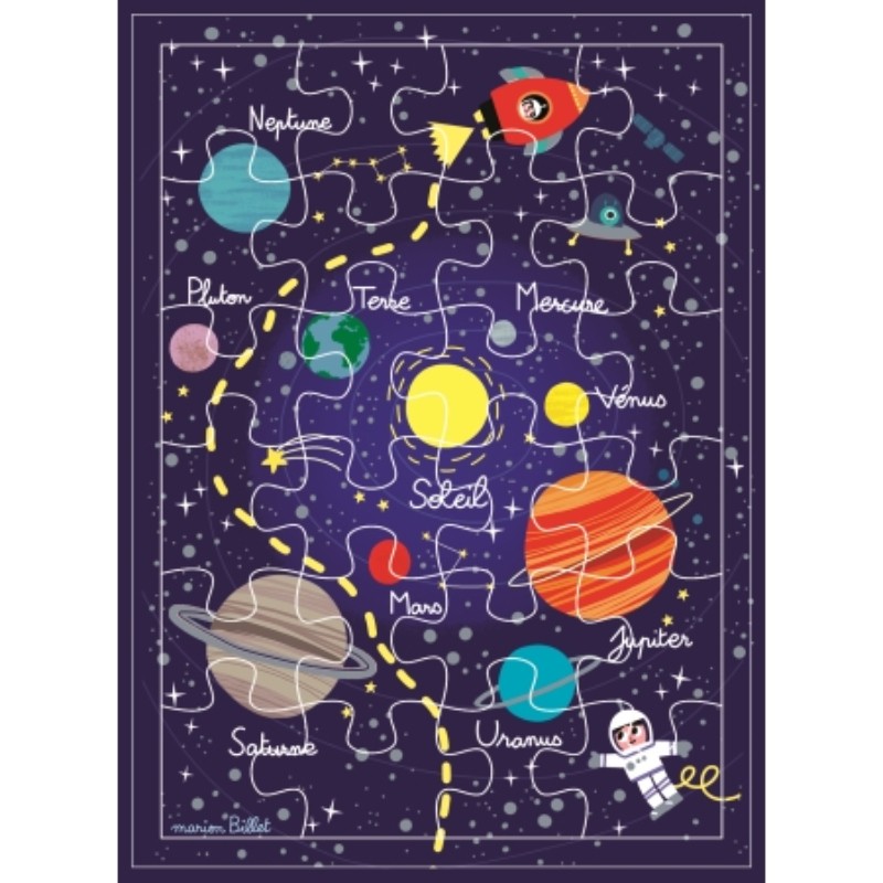 Grande carte puzzle Cosmos