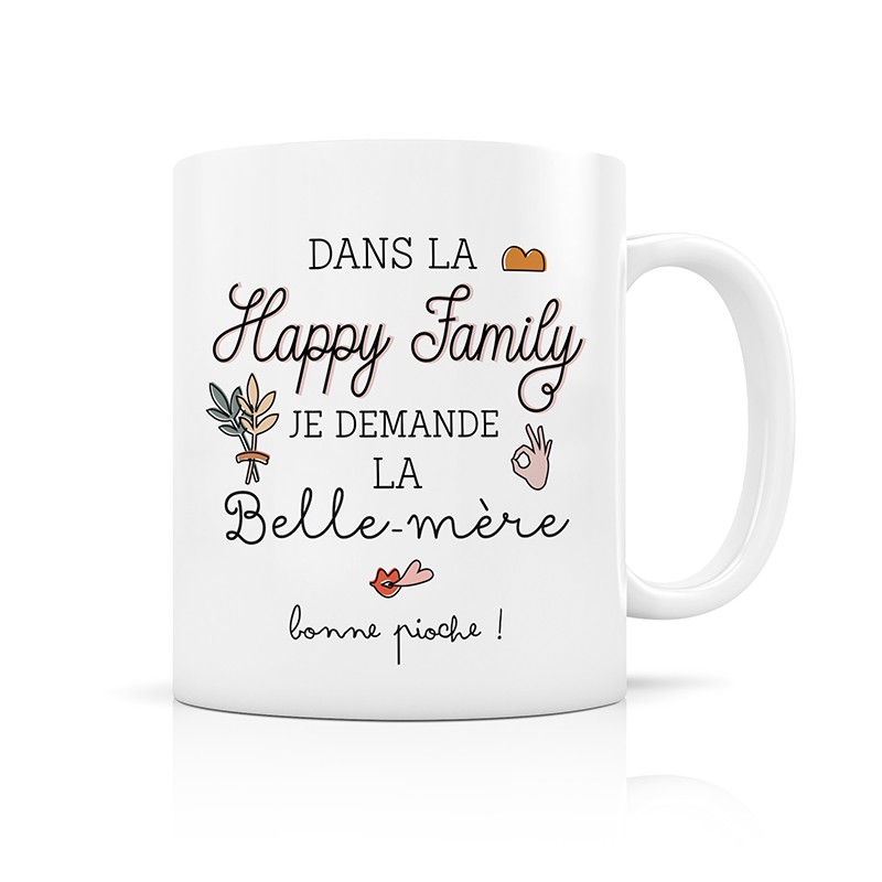 Mug Happy family, la belle...